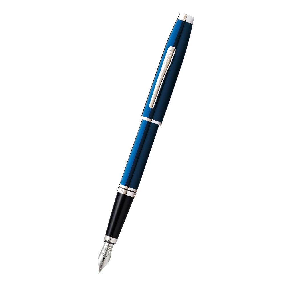 A.T. Cross Coventry Fountain Pen | Coventry Blue Lacquer | Fine Nib