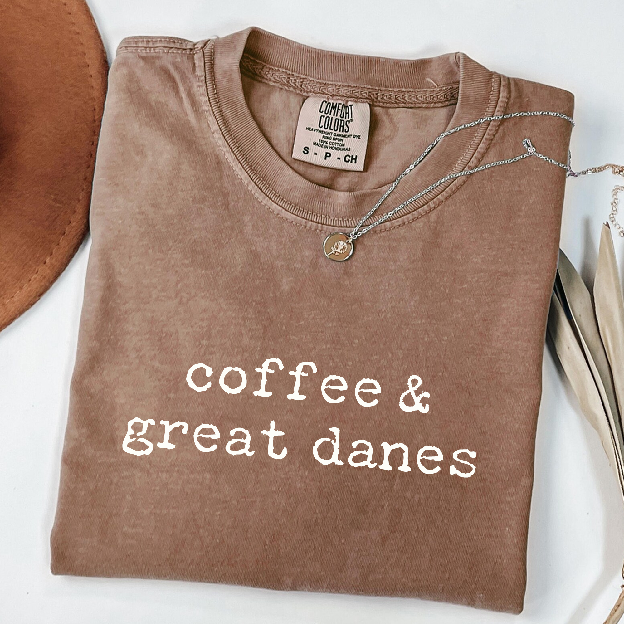 Coffee & Great Danes T-Shirt | Funny Great Dane Lover Tee