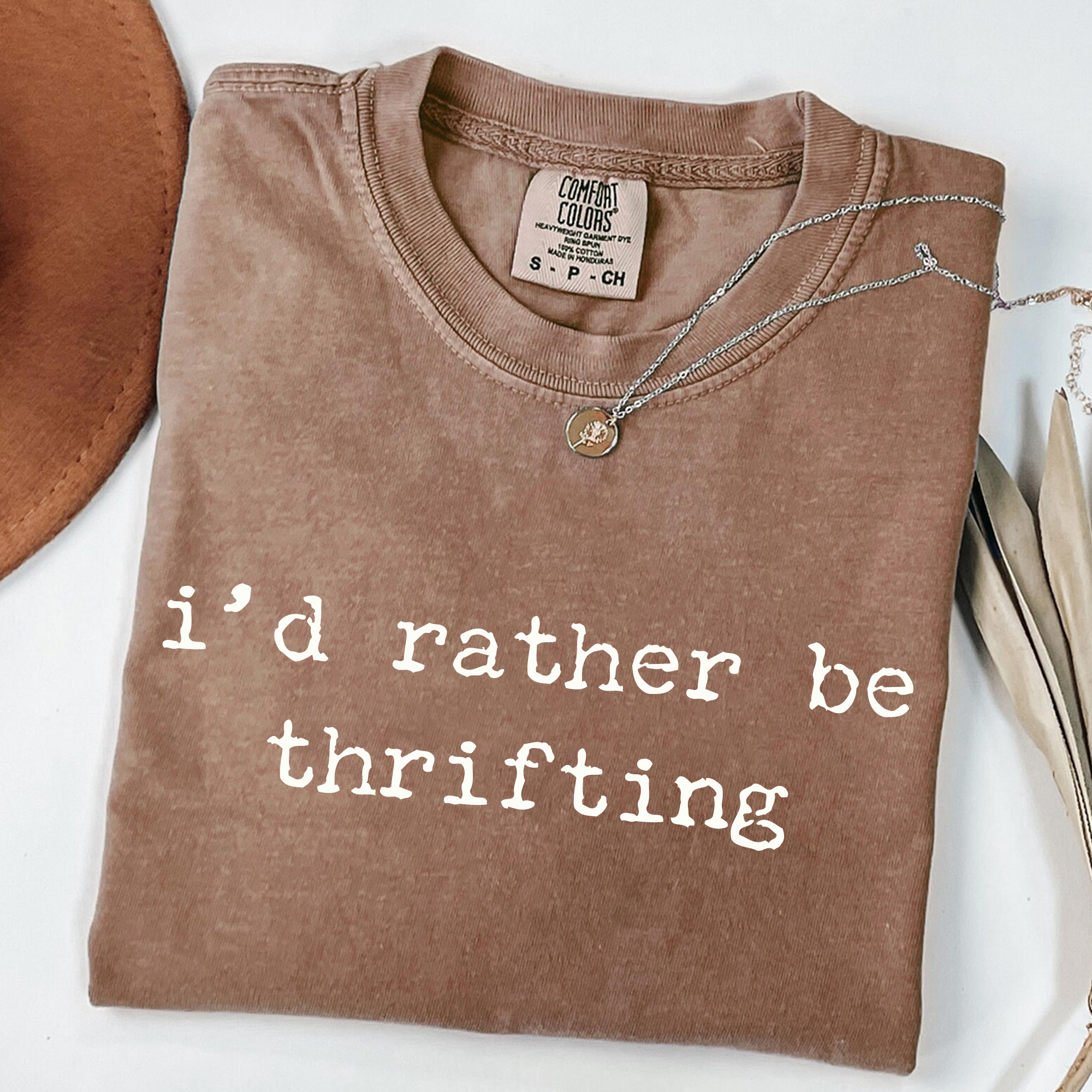 I'd Rather Be Thrifting T-Shirt | Funny Vintage Lover Tee