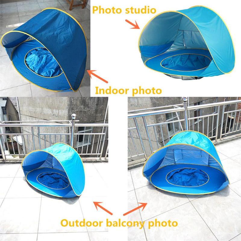 Kids Foldable Beach & Pool Splash Tent – UV Protection Play Tent for Boys & Girls