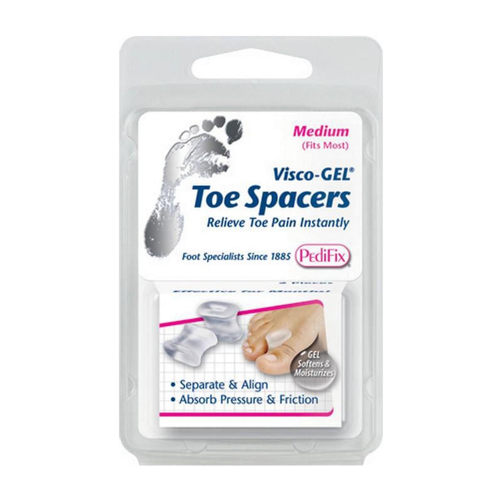 PediFix Small Toe Spacers | 2-Pack | Corn, Callus & Blister Relief