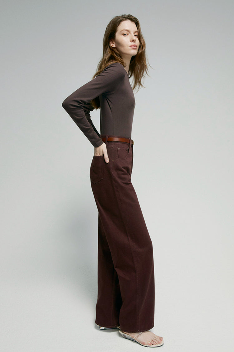 Hey Joanie Slope Curve Jeans | High-Rise, legere Weite | 100 % Baumwolldenim | Größen 23–30