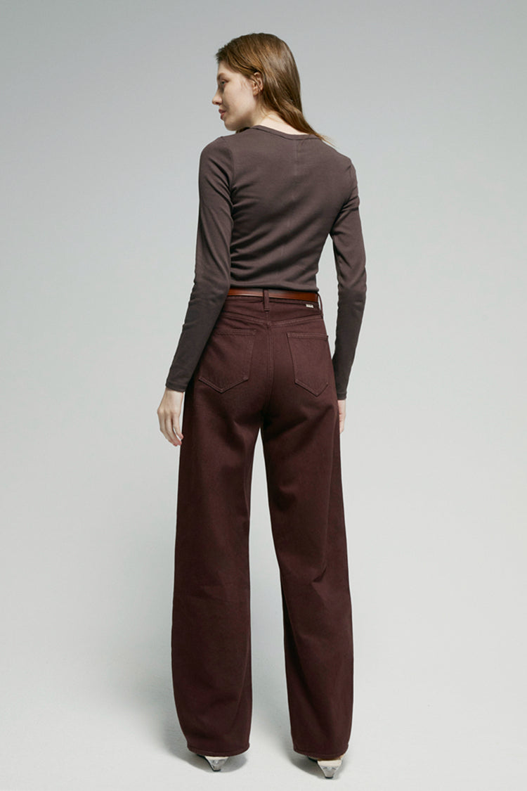 Hey Joanie Slope Curve Jeans | High-Rise, legere Weite | 100 % Baumwolldenim | Größen 23–30