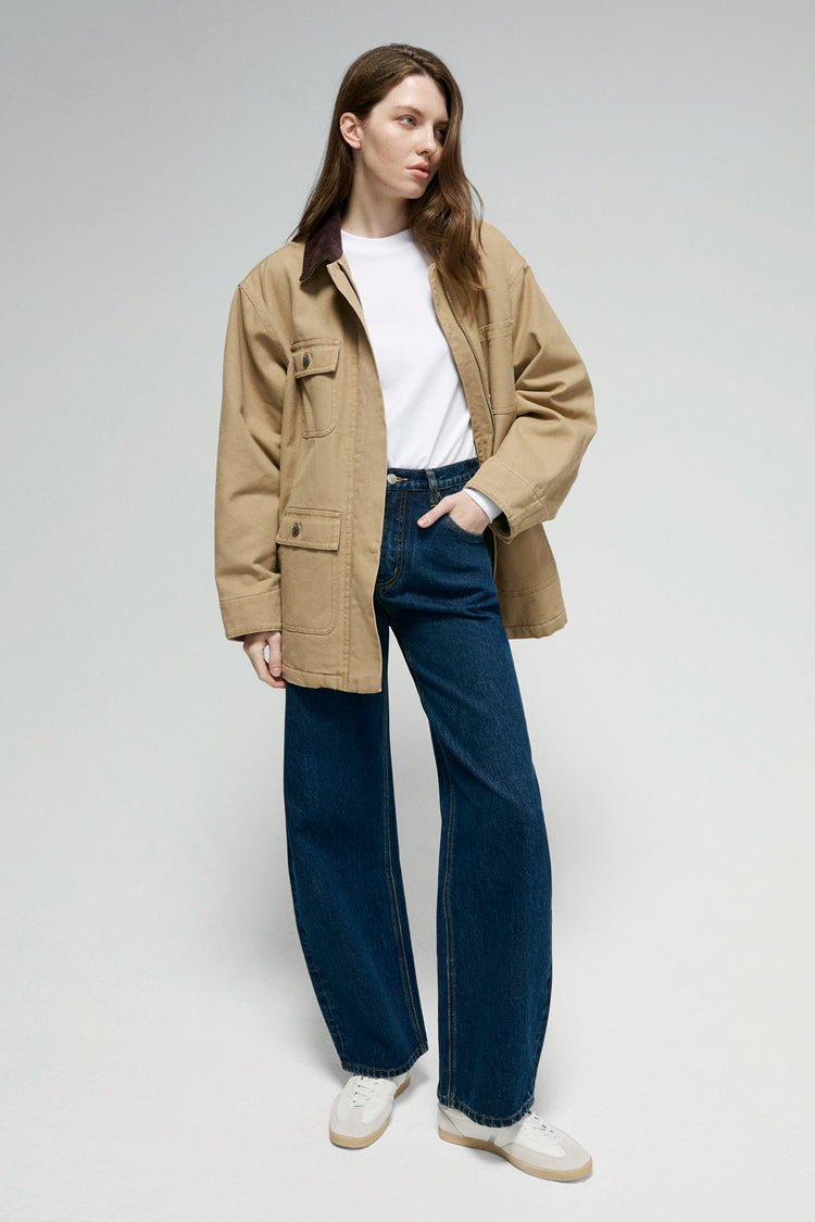 Hey Joanie Slope Curve Jeans | High-Rise Relaxed Wide Leg | 100% Cotton Denim | Sizes 23–30