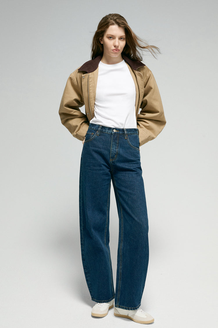 Hey Joanie Slope Curve Jeans | High-Rise, legere Weite | 100 % Baumwolldenim | Größen 23–30