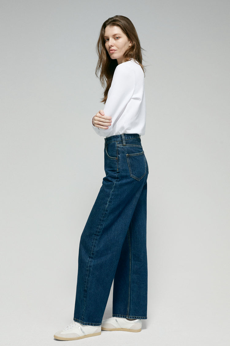 Hey Joanie Slope Curve Jeans | High-Rise, legere Weite | 100 % Baumwolldenim | Größen 23–30