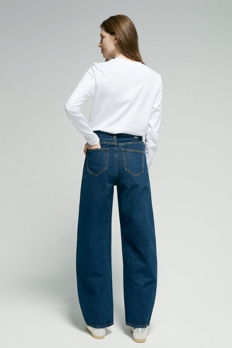 Hey Joanie Slope Curve Jeans | High-Rise, legere Weite | 100 % Baumwolldenim | Größen 23–30