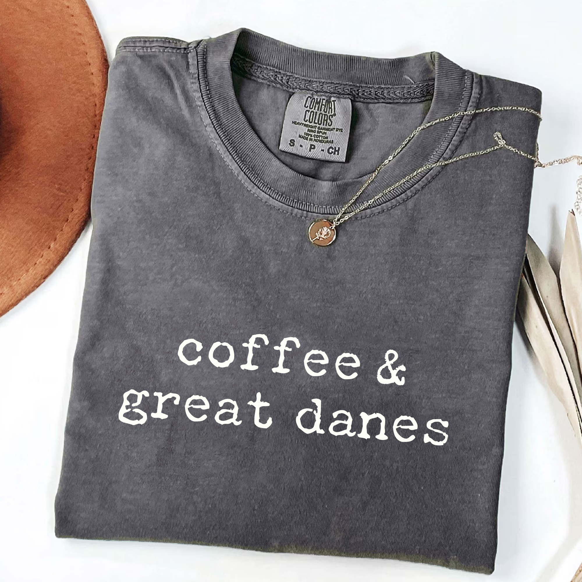 Coffee & Great Danes T-Shirt | Funny Great Dane Lover Tee