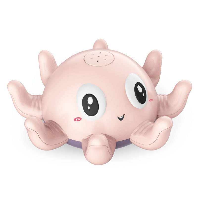 Light-Up Spray Octopus Bath Toy – Auto-Sensing Water Toy for Babies & Kids