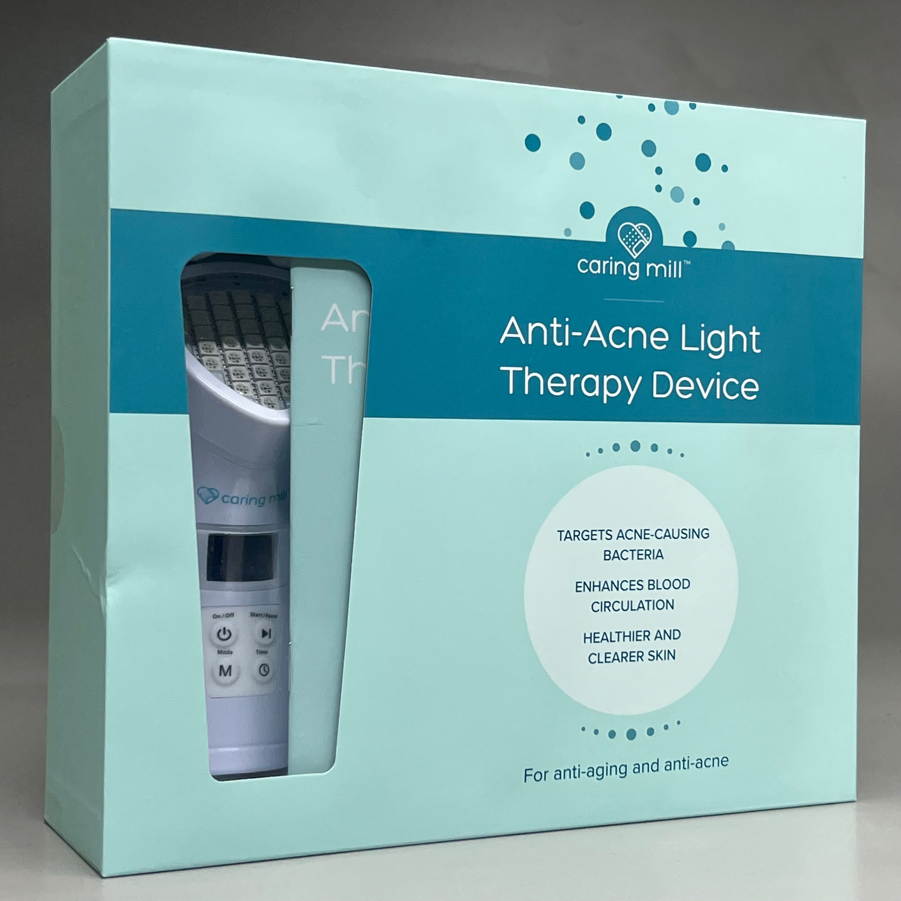 CARING MILL Anti-Acne Blue Light Therapy Device | Model 5985