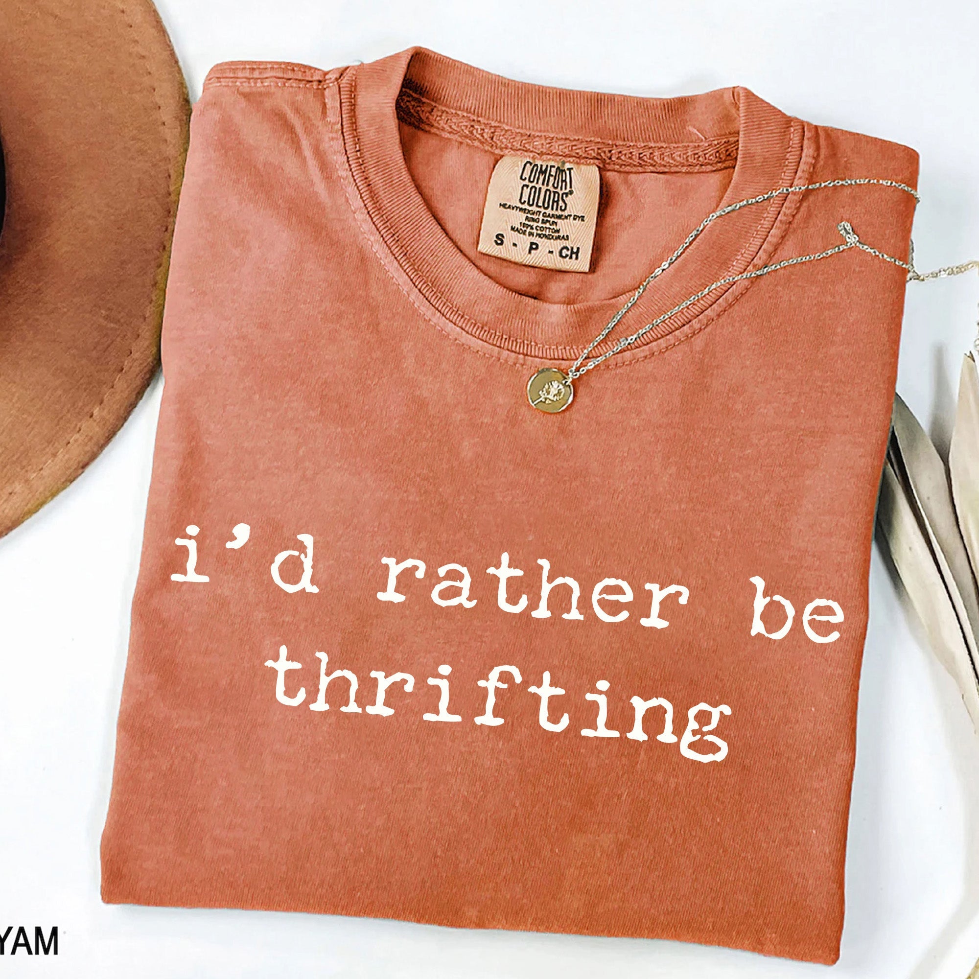 I'd Rather Be Thrifting T-Shirt | Funny Vintage Lover Tee