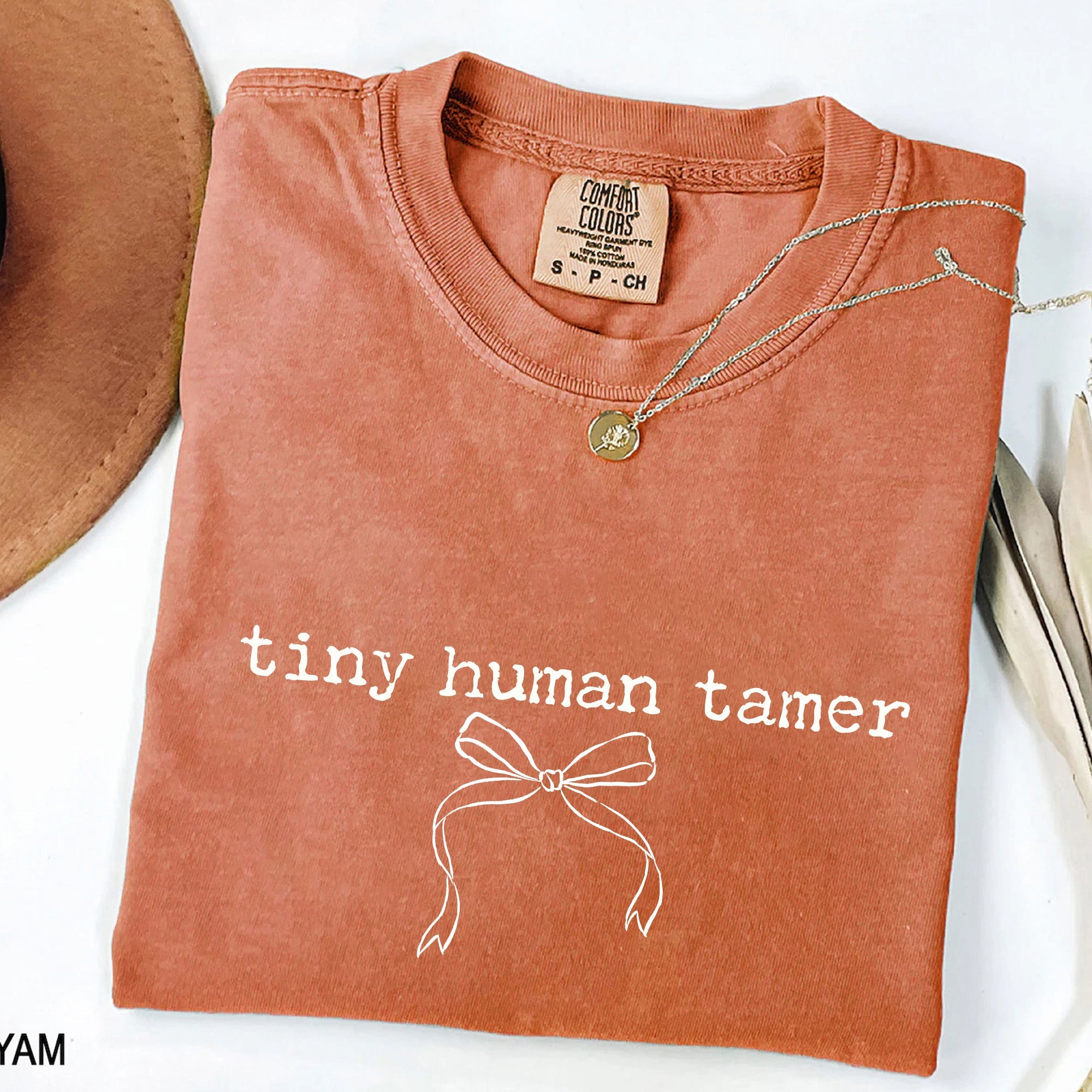 Tiny Human Tamer T-Shirt | Funny Mom Gift