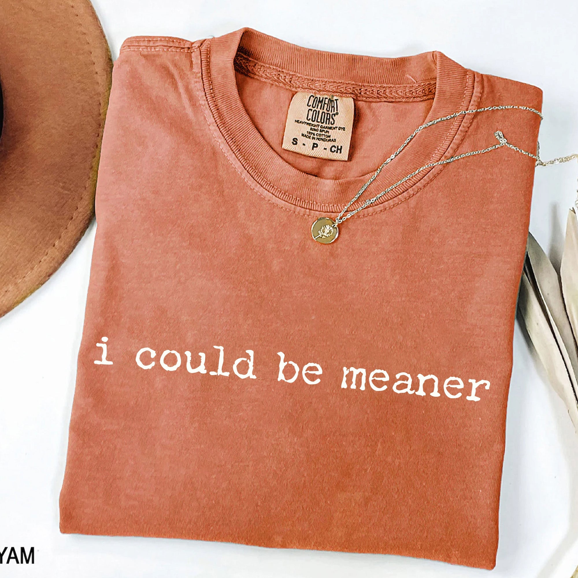 I Could Be Meaner T-Shirt | Funny Sarcastic Tee
