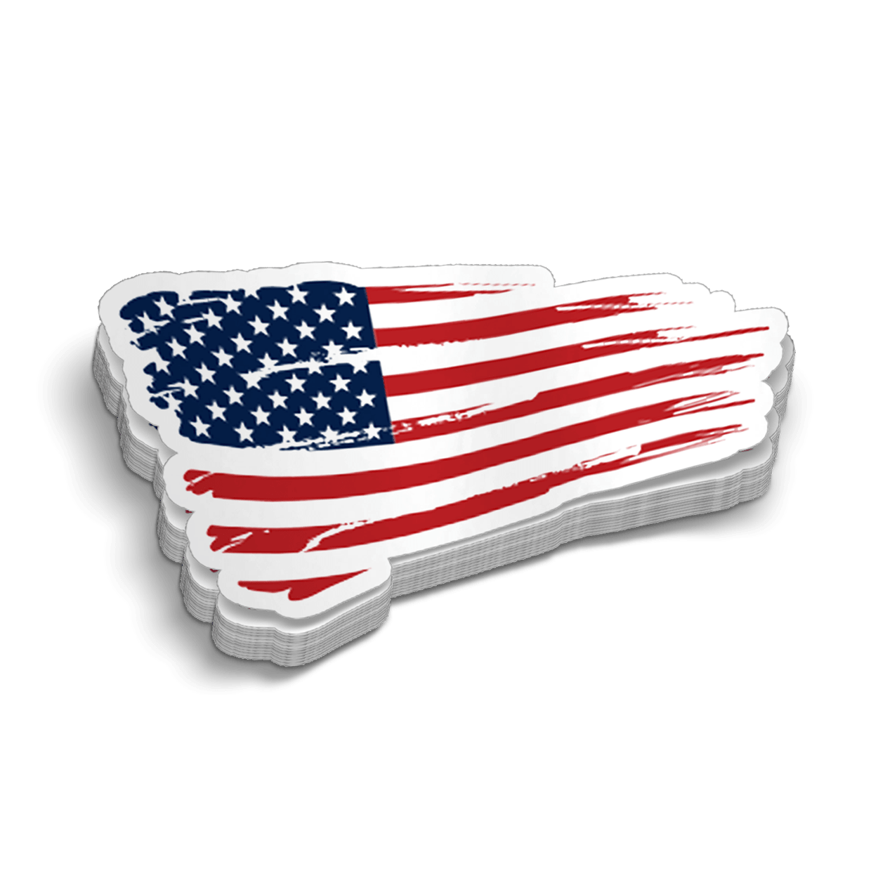 American Flag — Patriotic Hard Hat Vinyl Decal