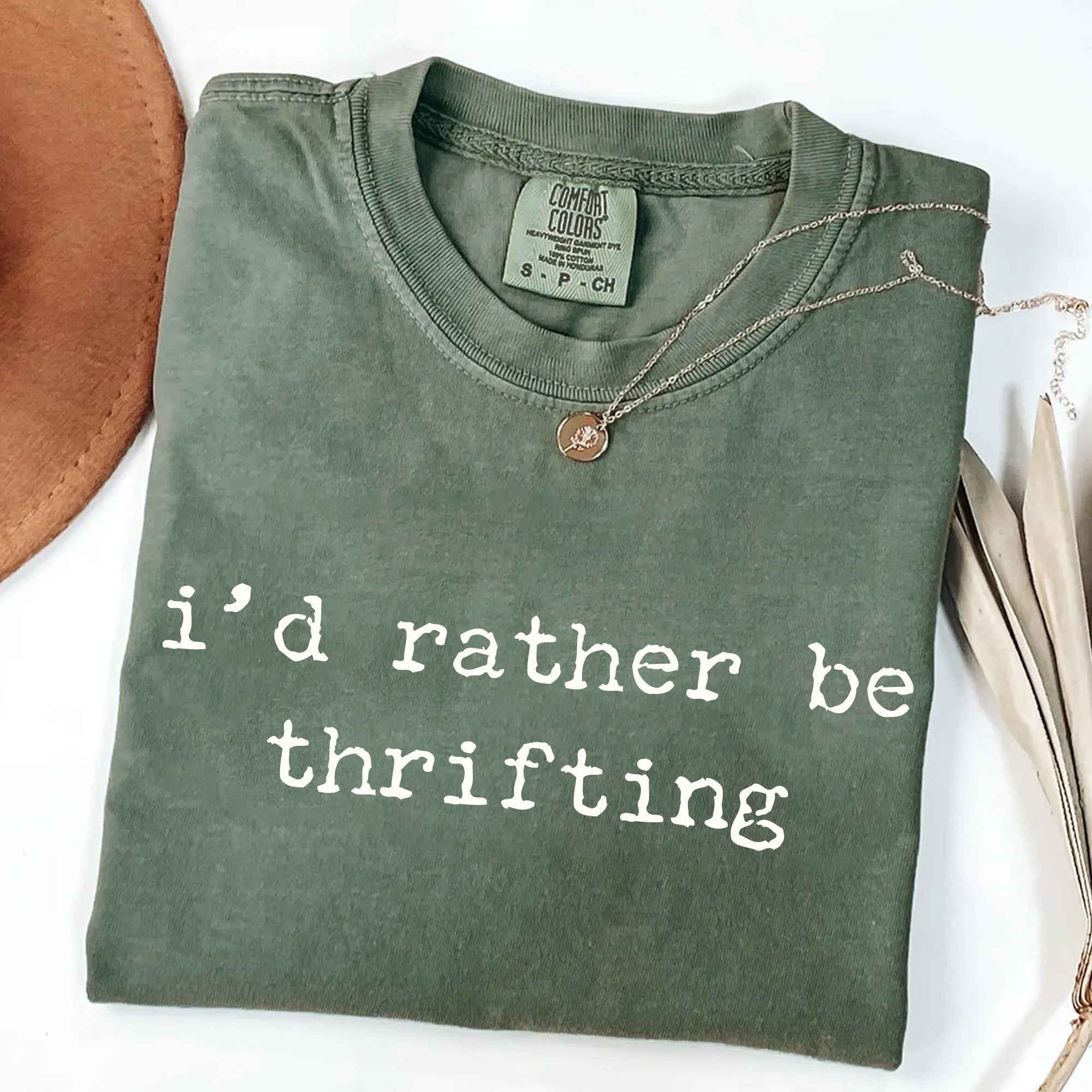 I'd Rather Be Thrifting T-Shirt | Funny Vintage Lover Tee