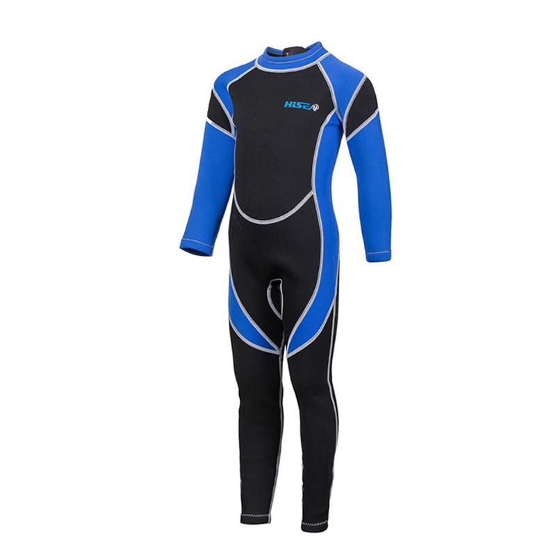Kids Neoprene Wetsuit – Flexible & Warm Full Suit for Swimming & Surfing