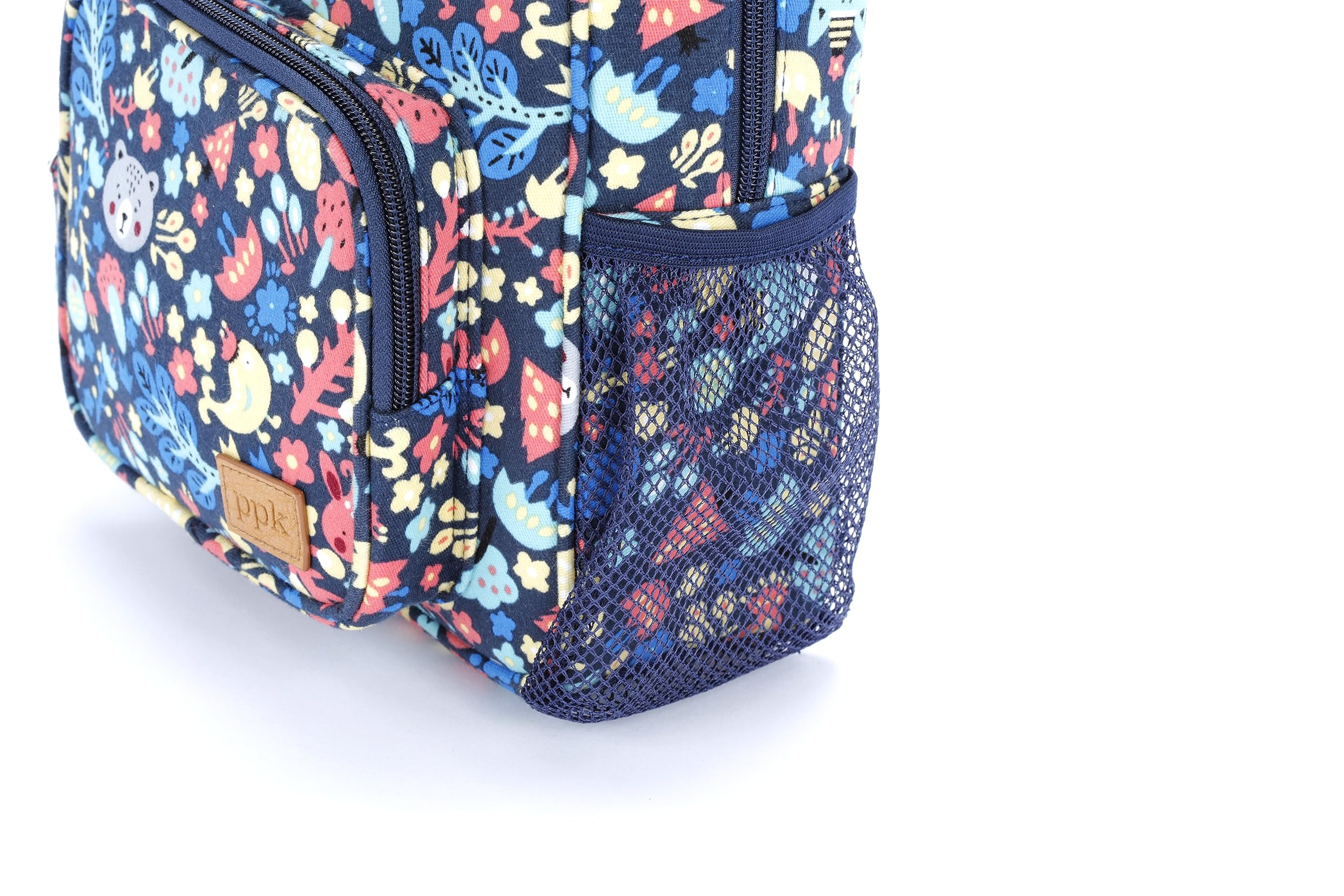 Kids Forest Animals Mini Backpack – Toddler & Preschool Bag in Navy