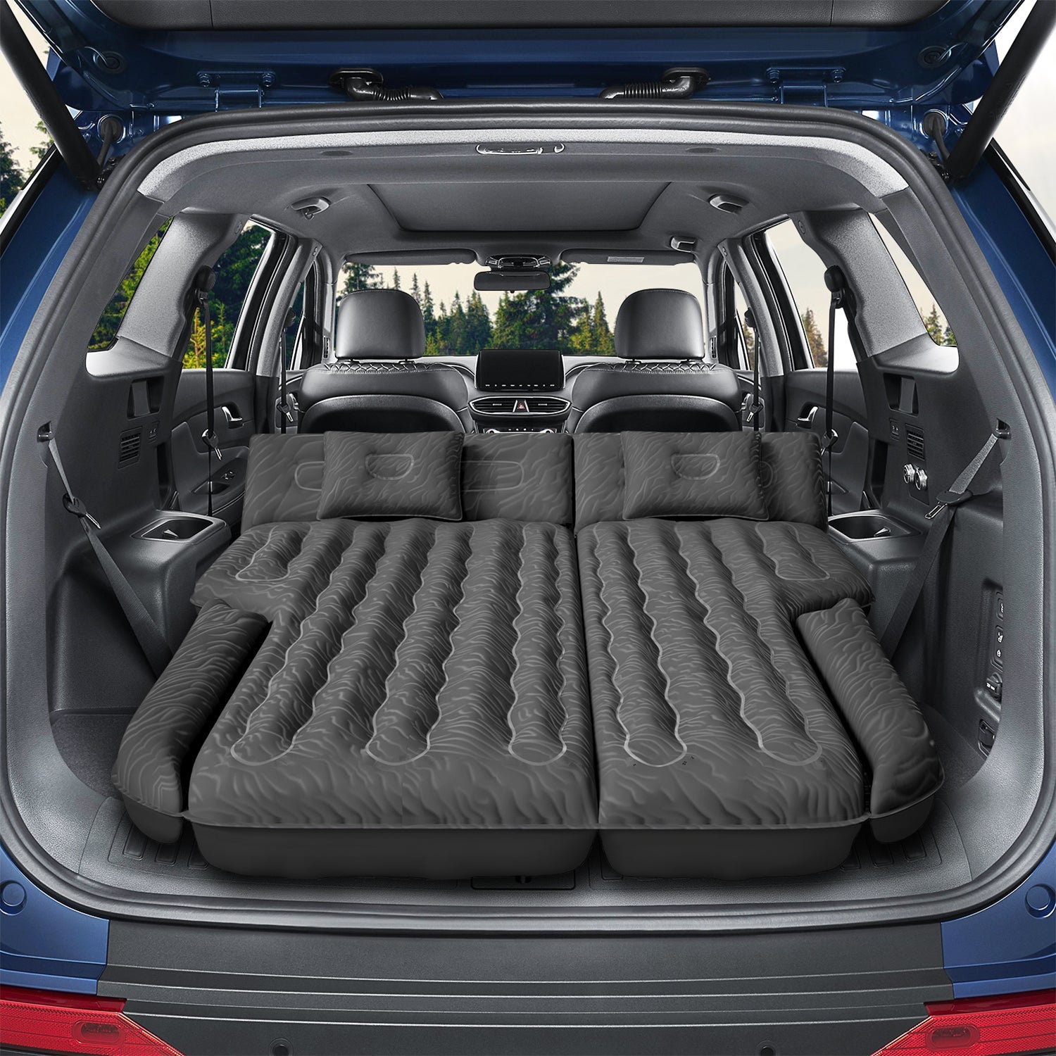 Umbrauto SUV Air Mattress 1.0 — Inflatable Car Camping Bed, Black