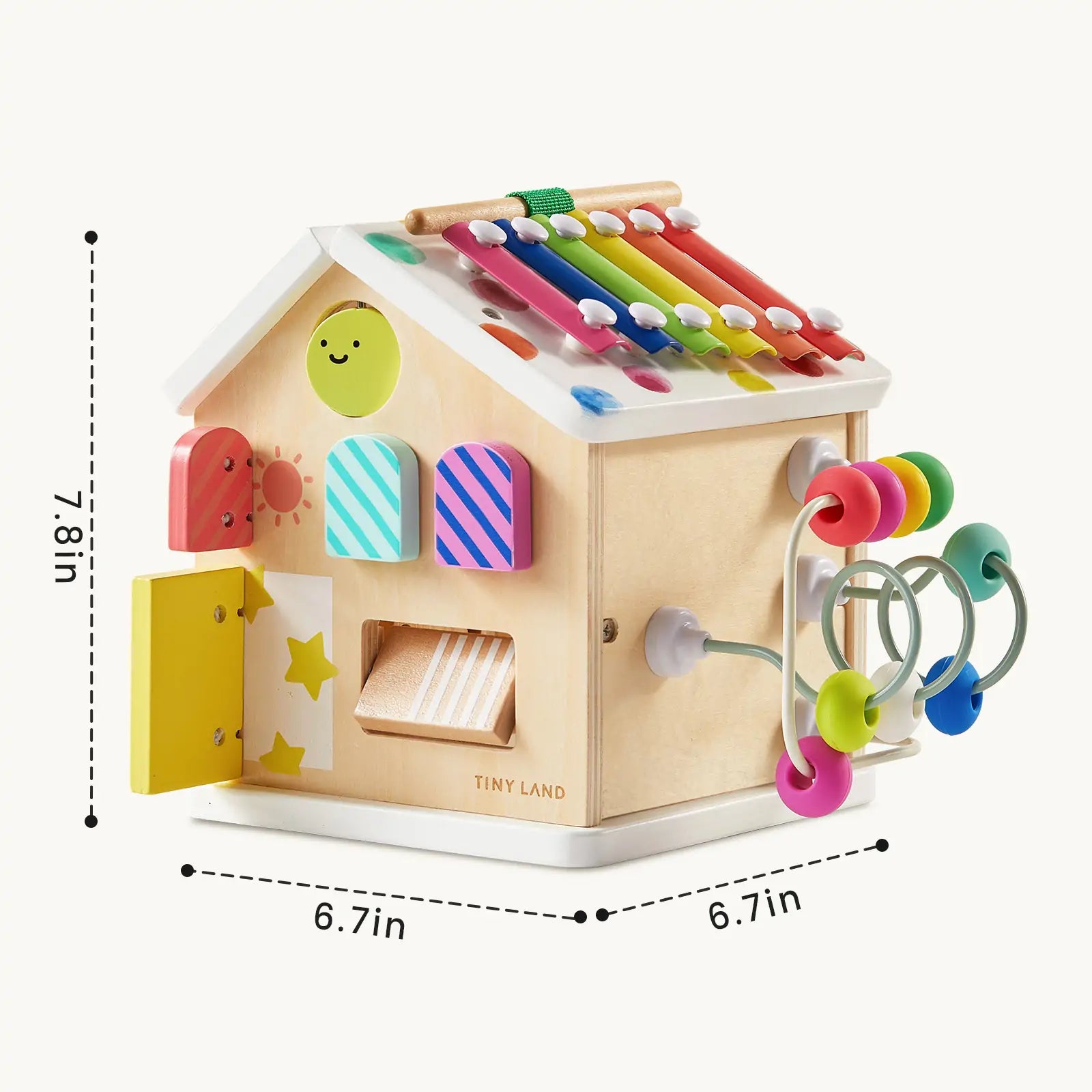 Montessori Activity Cube for Babies & Toddlers – 6-Sided Sensory Learning Toy