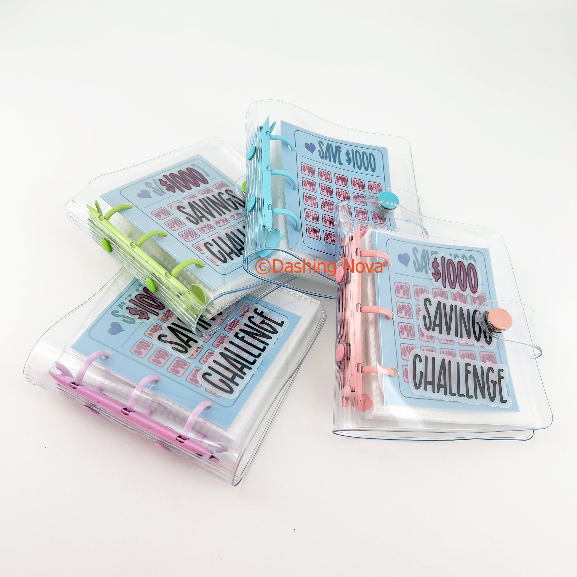 $1000 Savings Challenge Binder – Reusable 3-Ring Organizer
