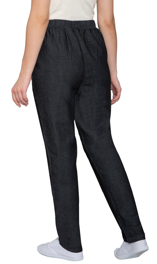 Women’s Elastic Waist Pull-On Jeans – Soft, Comfortable & Flattering Fit