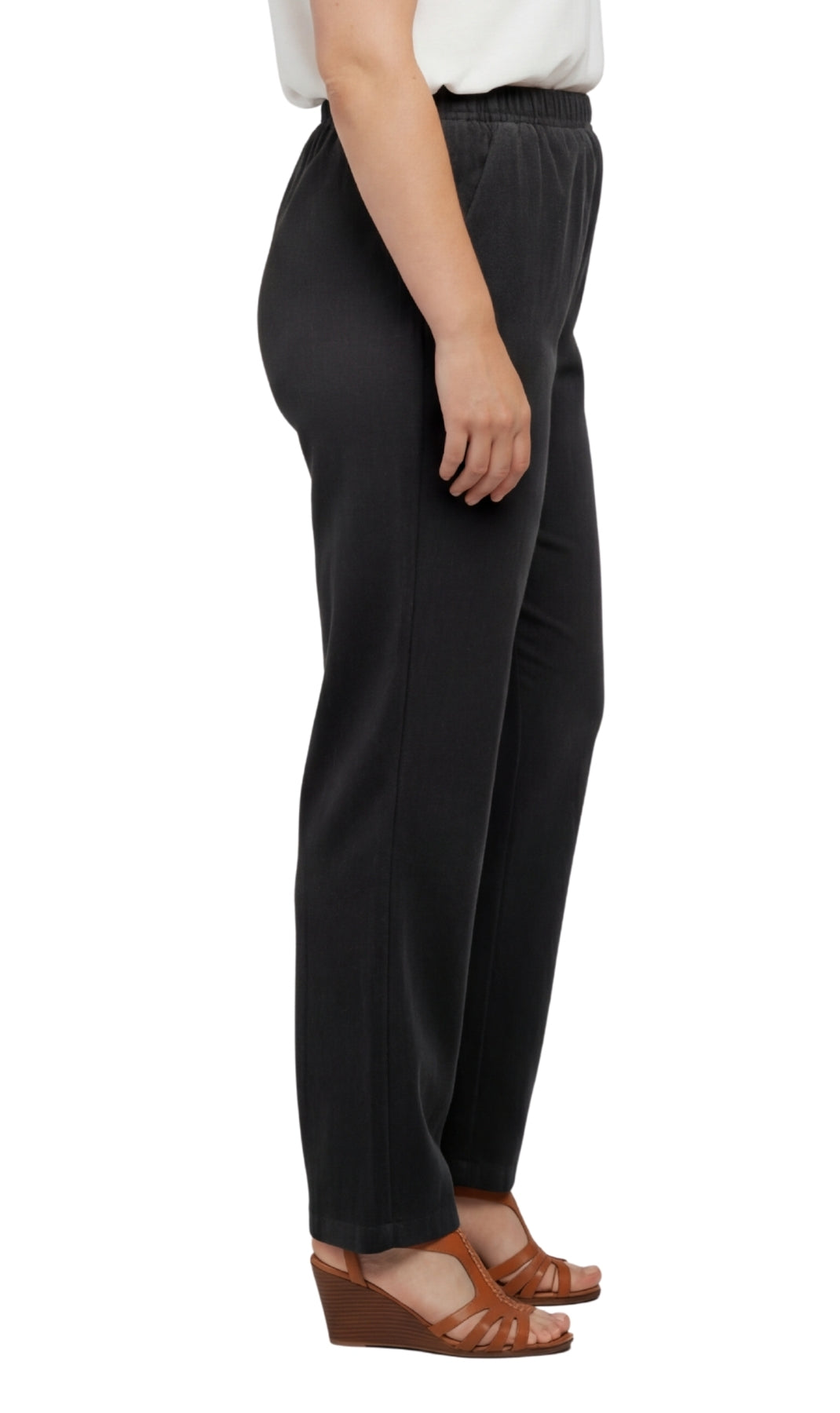 Women’s Elastic Waist Pull-On Jeans – Soft, Comfortable & Flattering Fit