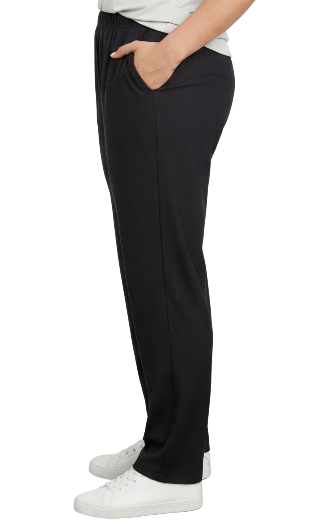 Women’s Elastic Waist Pull-On Jeans – Soft, Comfortable & Flattering Fit