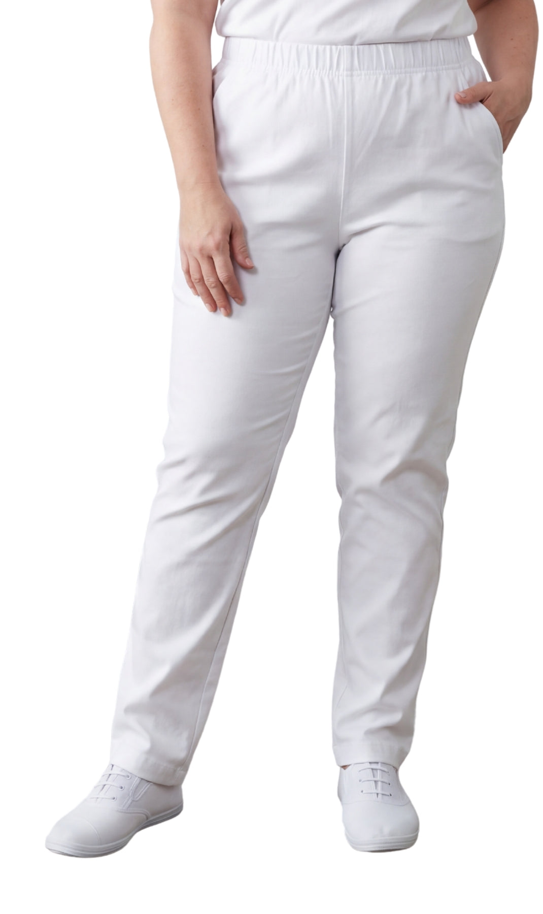 Women’s Elastic Waist Pull-On Jeans – Soft, Comfortable & Flattering Fit