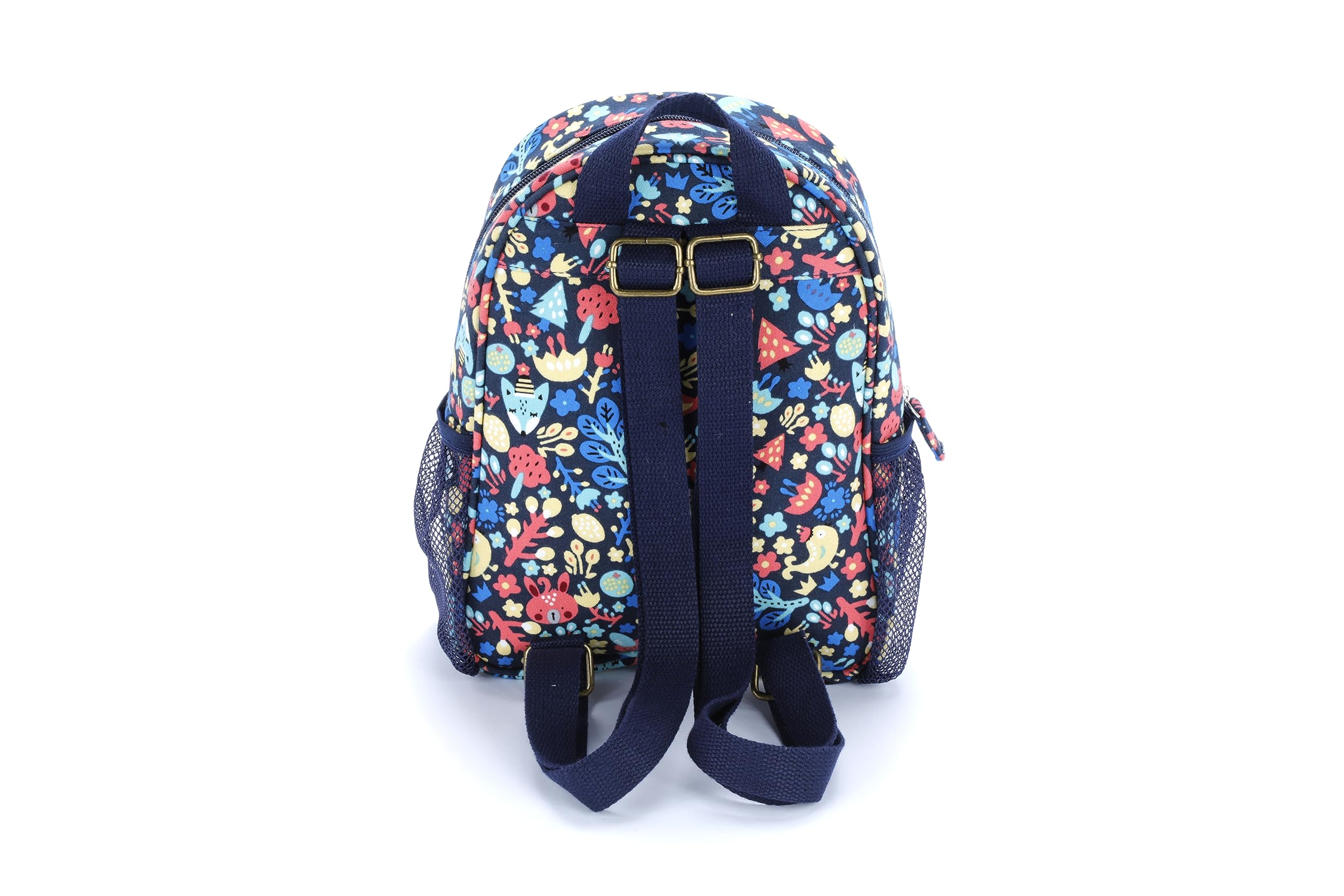 Kids Forest Animals Mini Backpack – Toddler & Preschool Bag in Navy