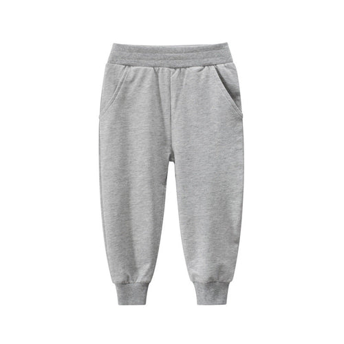 Gray sweatpants on a white background