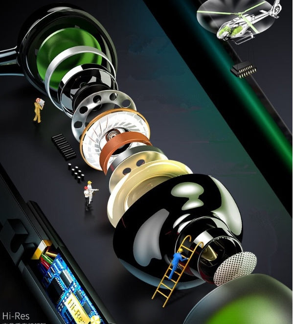 Wired In-Ear Earphones for iPhone | Moving Coil Dynamic Earbuds with 108dB Sensitivity