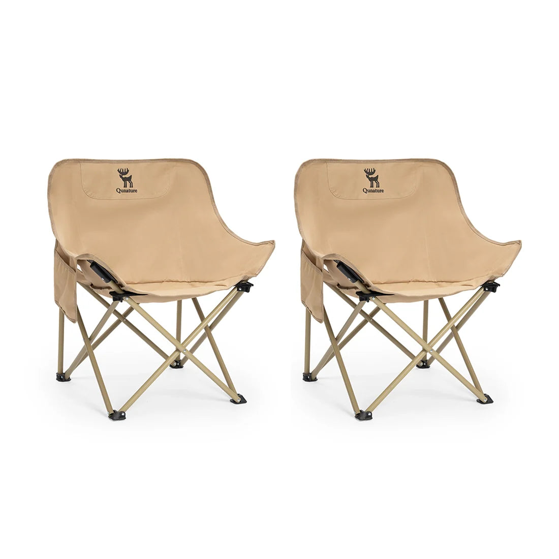 Folding Camping Chair — 1-Second Setup, 600D Oxford, 120kg Capacity | Adult & Kids