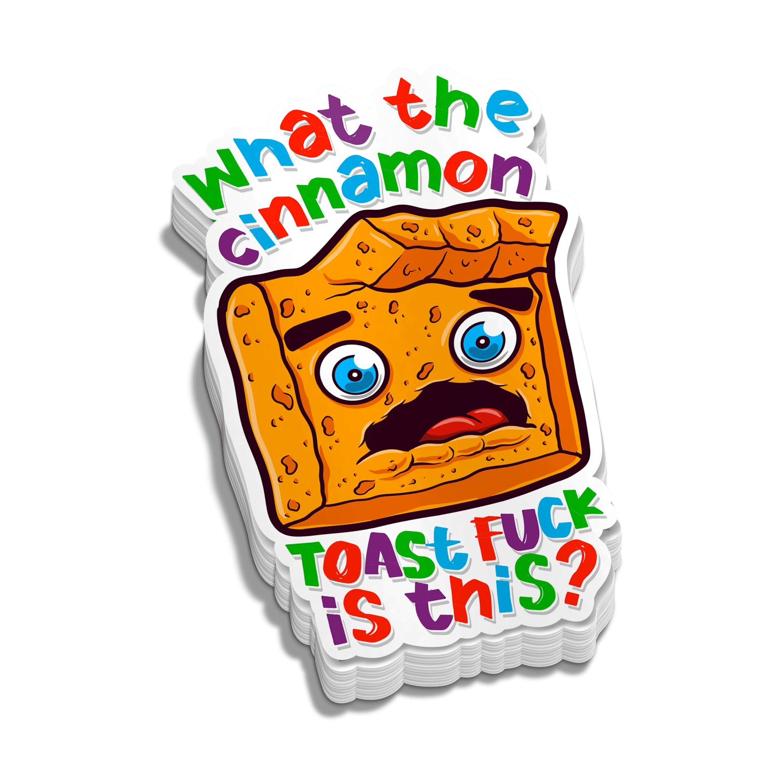 Cinnamon Toast — Funny Blue Collar Hard Hat Vinyl Decal