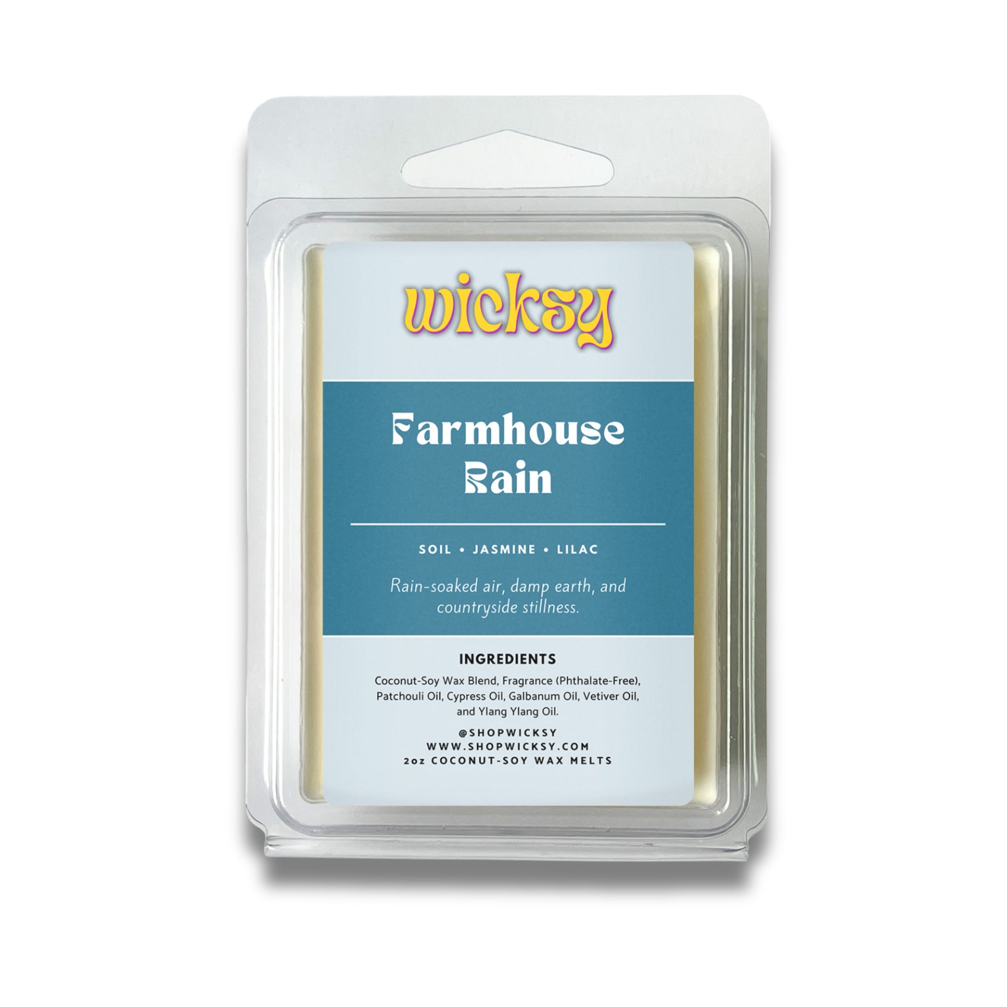 Wicksy 2oz Wax Melts | 60+ Scents | Flame-Free Coconut-Soy, Clean Fragrance