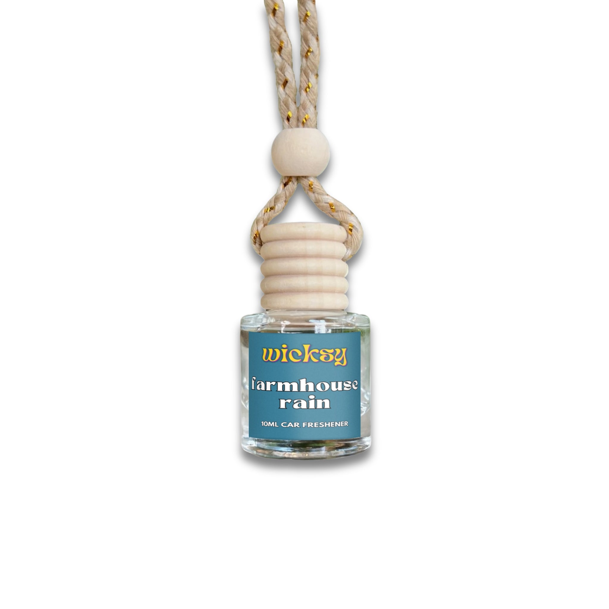 Wicksy 10ml Car Freshener | 60+ Scents | Refillable, Plant-Based, 3–4 Week Fragrance