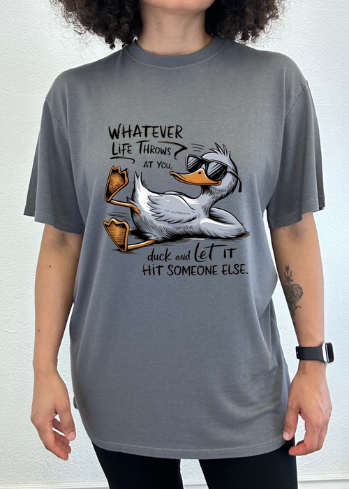 "Was auch immer das Leben für dich bereithält" Unisex T-Shirt aus Bambus/Baumwolle | 15 Farben | S–XXL
