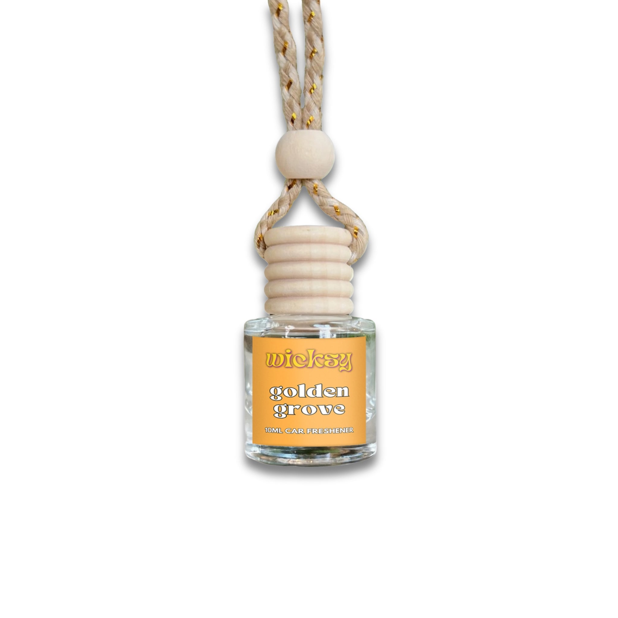 Wicksy 10ml Car Freshener | 60+ Scents | Refillable, Plant-Based, 3–4 Week Fragrance