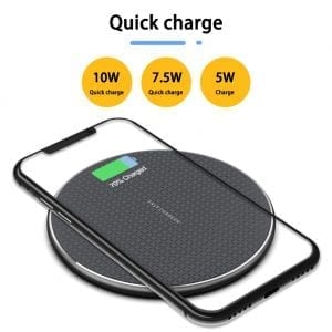 15W Fast Wireless Charger Stand | Aluminum Alloy | iPhone & Samsung Compatible