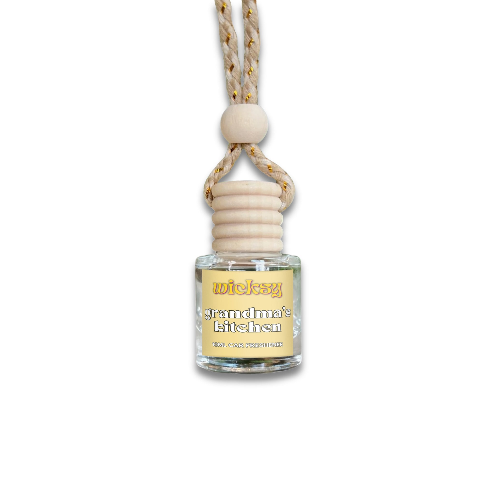 Wicksy 10ml Car Freshener | 60+ Scents | Refillable, Plant-Based, 3–4 Week Fragrance