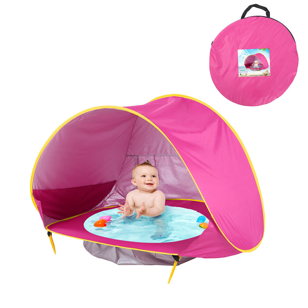 Kids Foldable Beach & Pool Splash Tent – UV Protection Play Tent for Boys & Girls