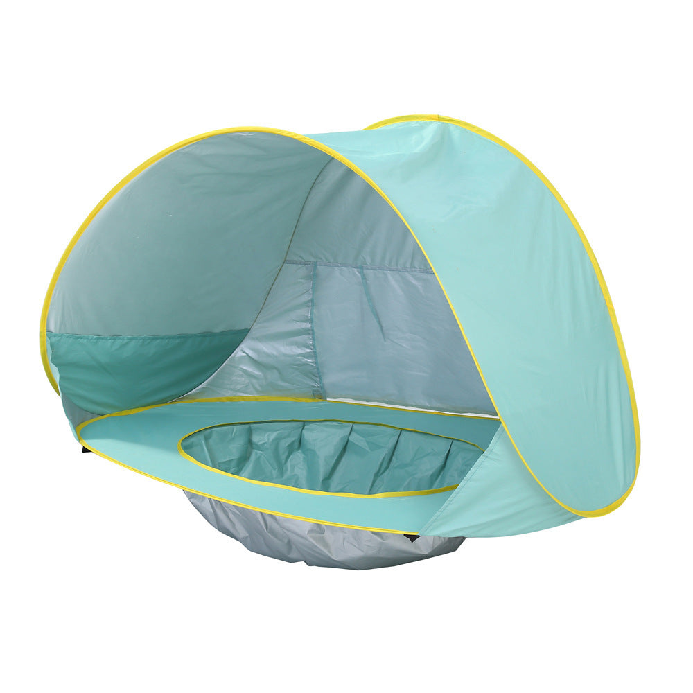 Kids Foldable Beach & Pool Splash Tent – UV Protection Play Tent for Boys & Girls