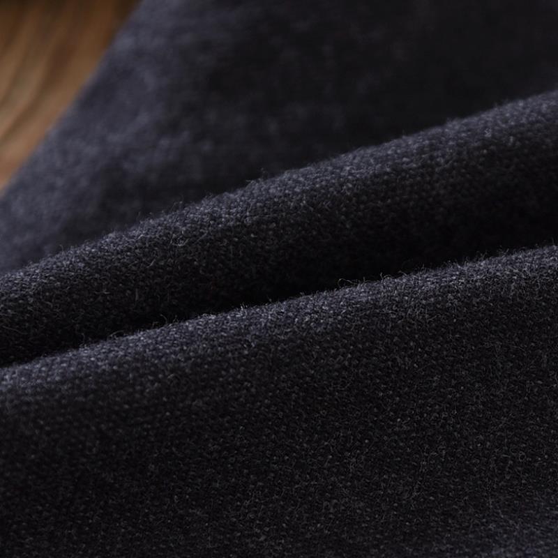 Close-up of dark gray fabric texture