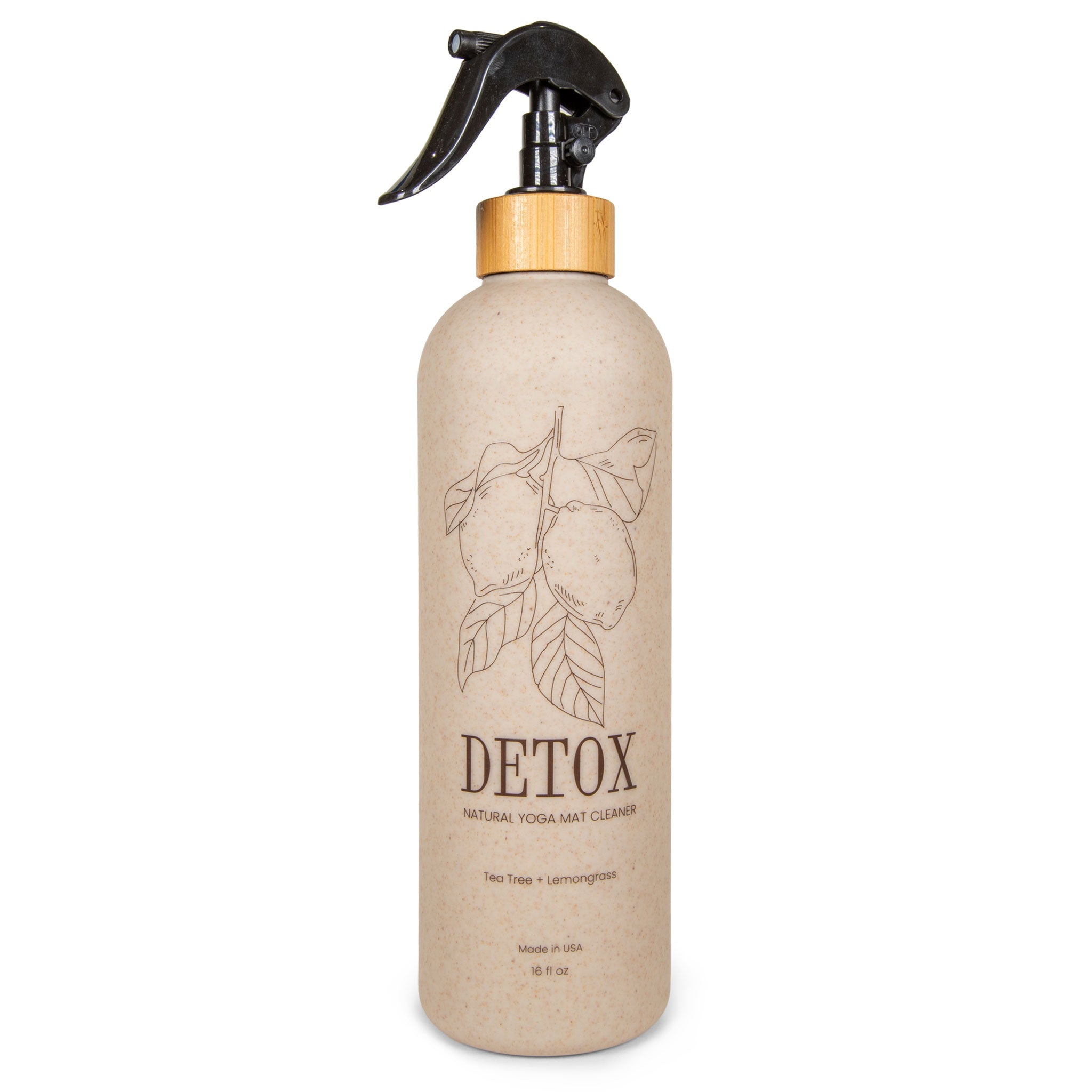 Yoga Mat Cleaner Spray 16oz – Organic Essential Oil Cork Mat Cleaner