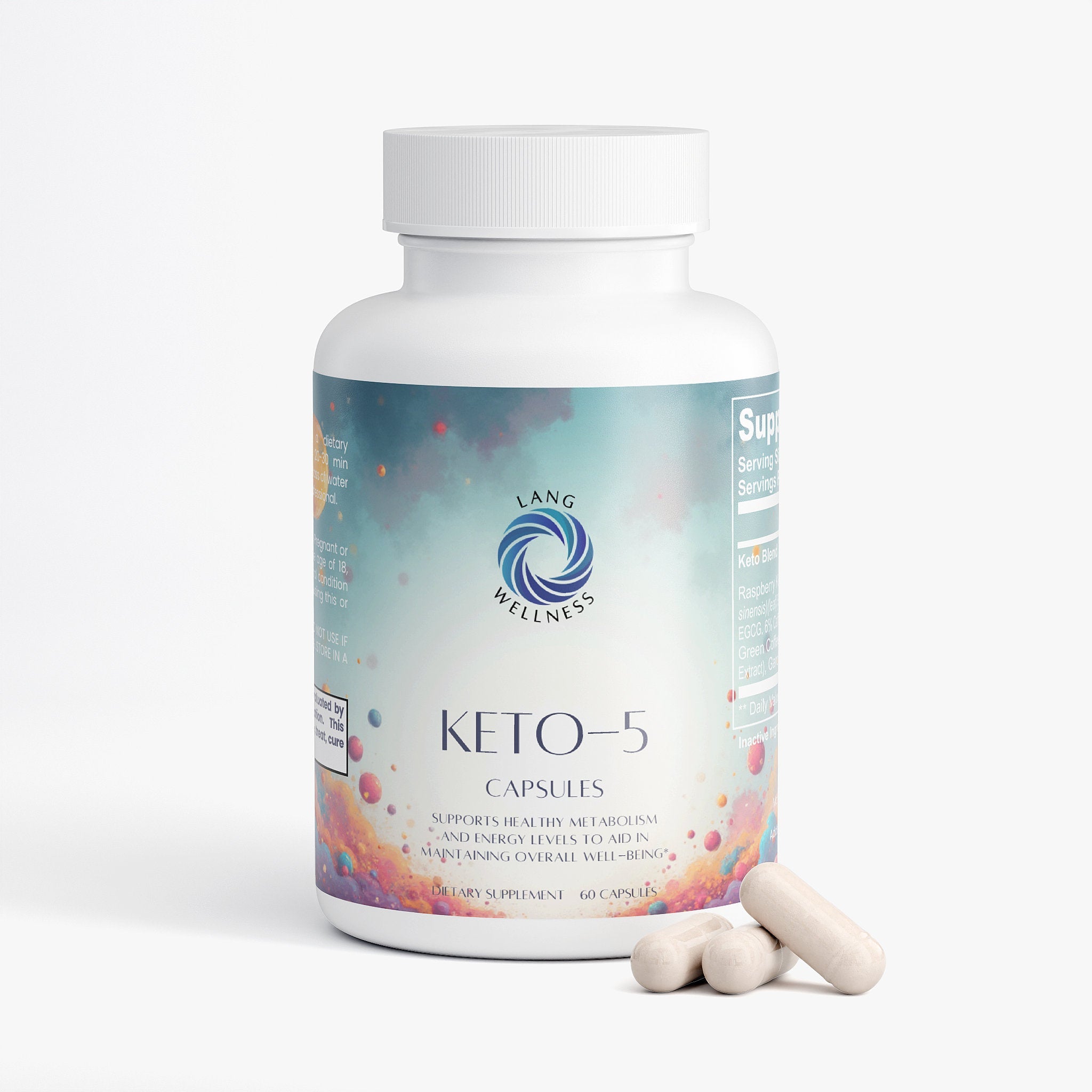 Keto-5 Advanced Ketogenic Fat-Burning Support Formula – 60 Capsules