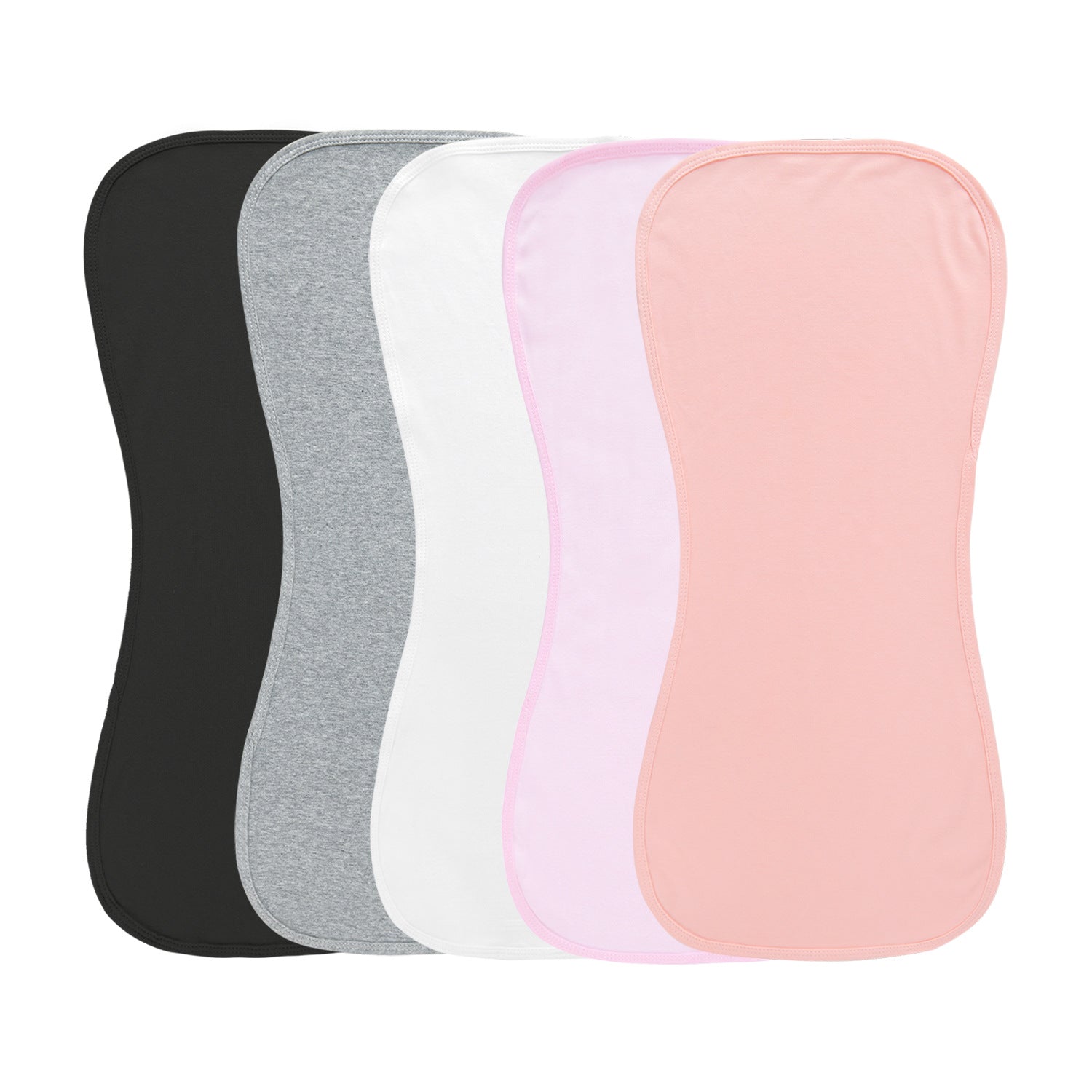 Cotton Burp Cloth Bibs