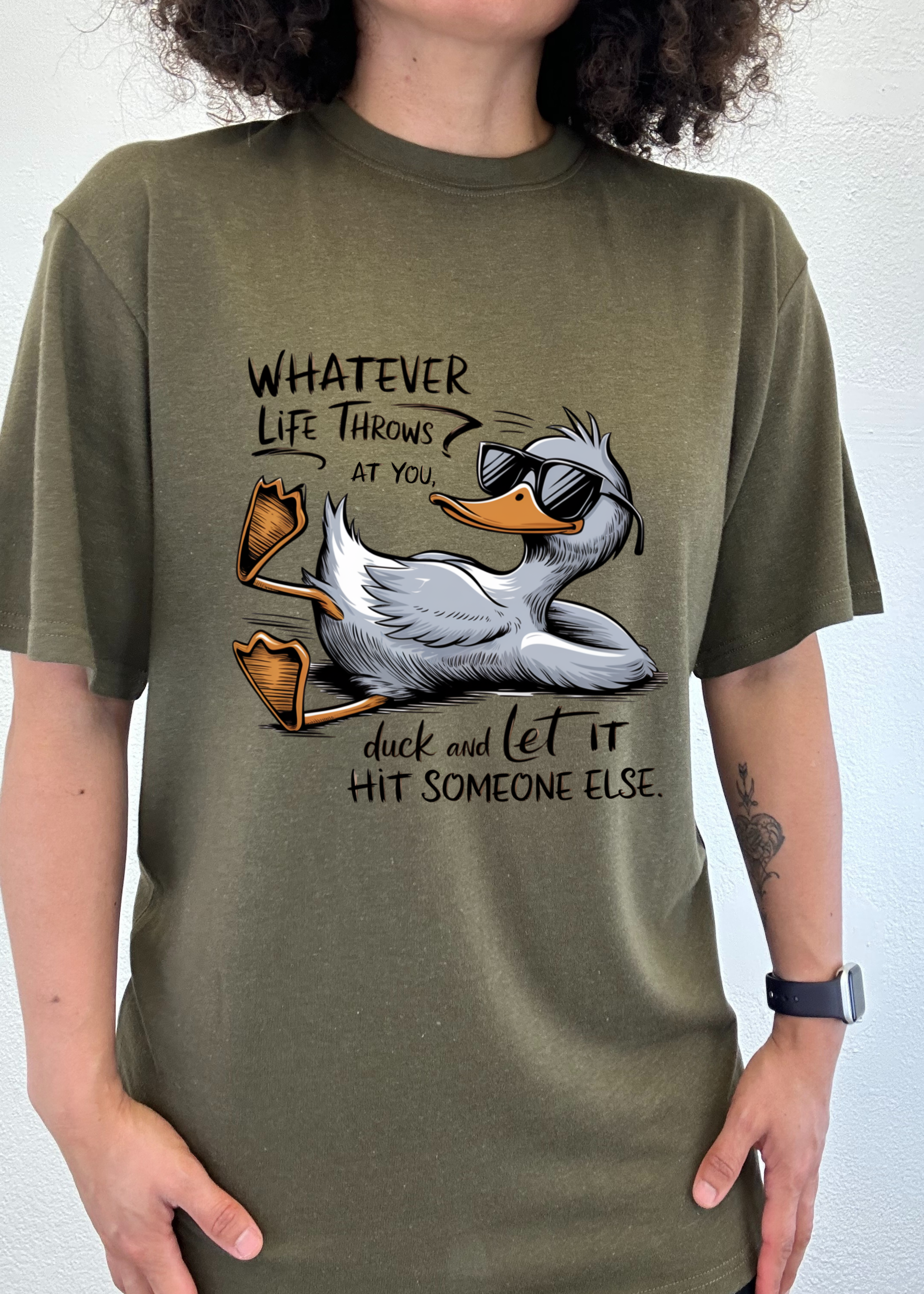 "Whatever Life Throws at You" Unisex Bamboo/Cotton Graphic Tee | 15 Colors | S–XXL