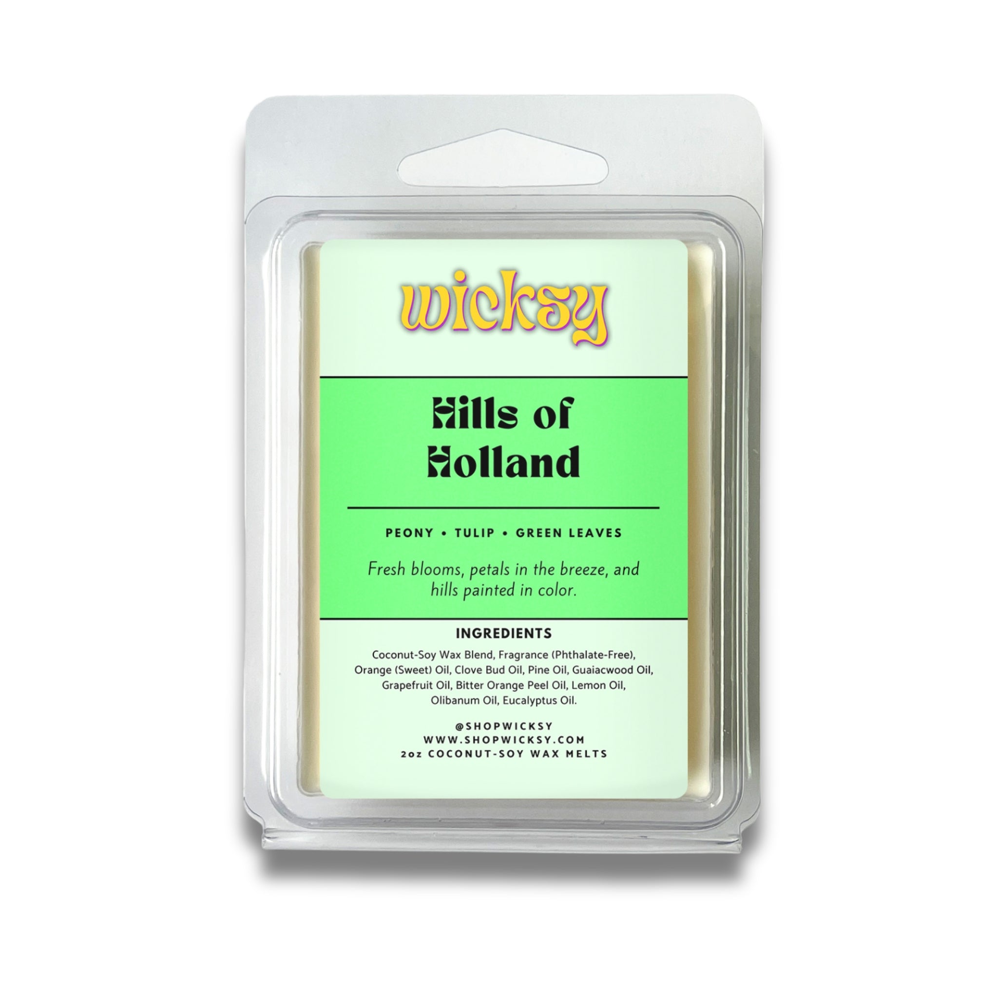 Wicksy 2oz Wax Melts | 60+ Scents | Flame-Free Coconut-Soy, Clean Fragrance