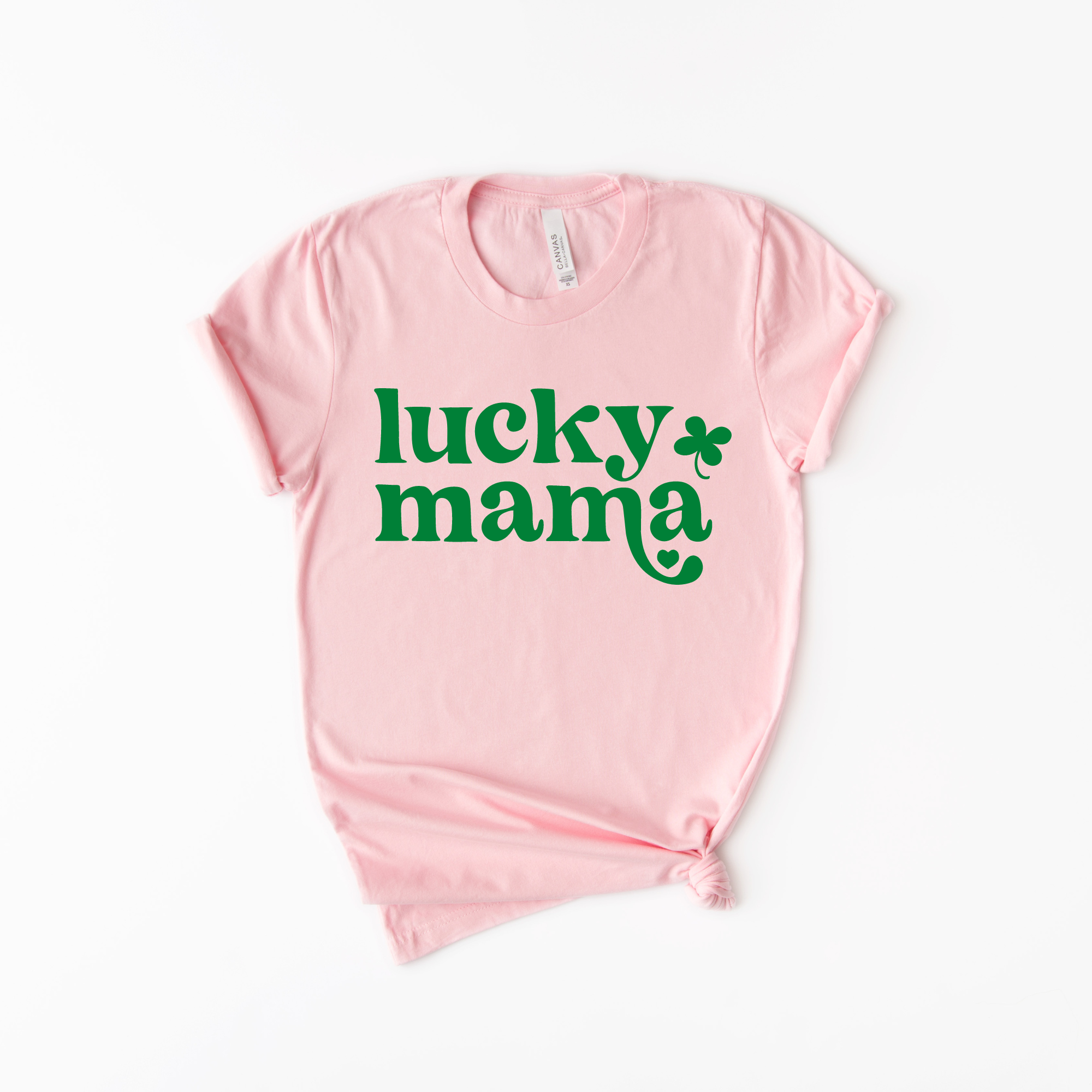 Lucky Mama Graphic Tee – Green Design St. Patrick’s Day Shirt