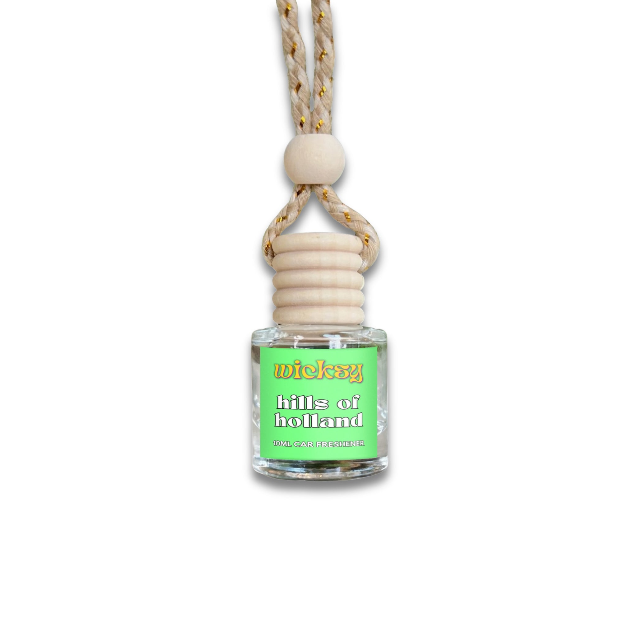 Wicksy 10ml Car Freshener | 60+ Scents | Refillable, Plant-Based, 3–4 Week Fragrance