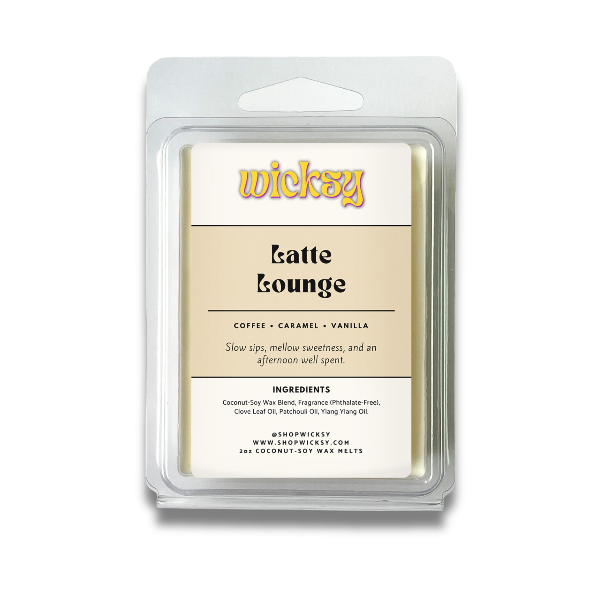 Wicksy 2oz Wax Melts | 60+ Scents | Flame-Free Coconut-Soy, Clean Fragrance